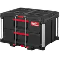 Milwaukee packout kuffert med 2 skuffer