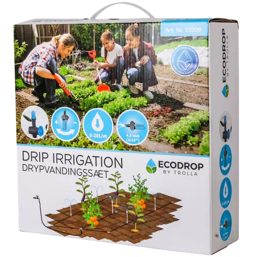 Ecodrop Dripsystem t/ 20 m2 havebed