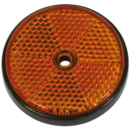Refleks rund 70 mm orange