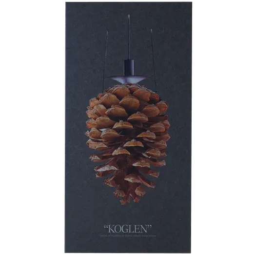 Art-Acoustic akustikbillede Koglen 9x600x1200 mm mørk grå