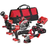 Milwaukee M18 FPP6E3-502B Powerpack el-værktøjssæt