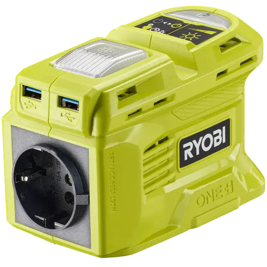 Ryobi RY18BI150B 2-i-1 inverter og oplader 18V ONE+