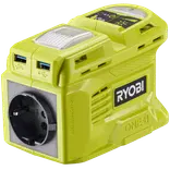 Ryobi RY18BI150B 2-i-1 inverter og oplader 18V ONE+