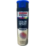 Soudal markerings spray 500 ml fluo blå