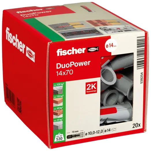 Fischer universaldybel duopower 14x70 20 stk