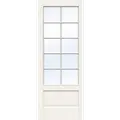 Swedoor sprossedør SP10 glas hvid stående 40x725x2040 mm