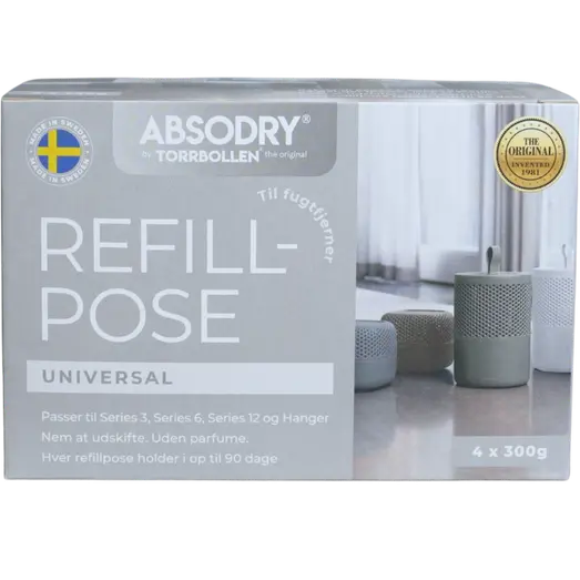 Absodry Duo Family fugtfjerner S3 300 g 4 stk.