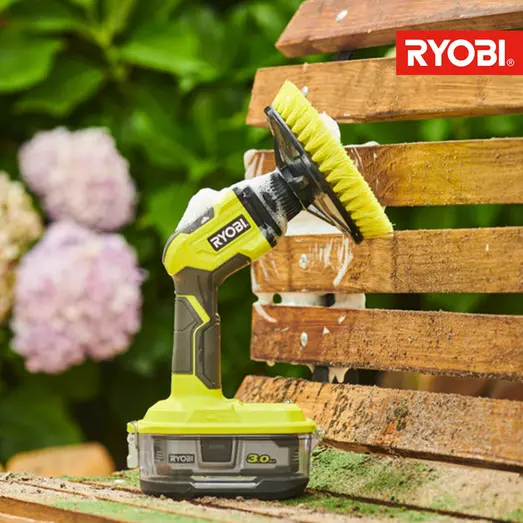 Ryobi R18CPS-0 rengøringsmaskine m/ børste 18V ONE+ solo