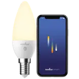 Nordlux smart pære LED E14 C35 4,7W hvid