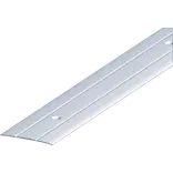 Roliba tæppeovergang m/centrerede huller 2,5x37 mm x2 m elox. Alu
