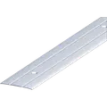 Roliba tæppeovergang m/centrerede huller 2,5x37 mm x2 m elox. Alu