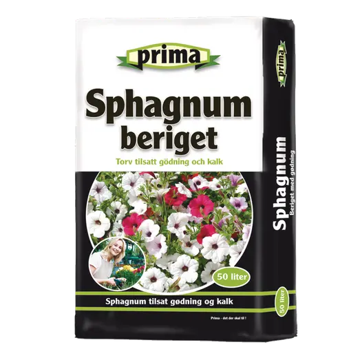 Prima sphagnum beriget 50 L