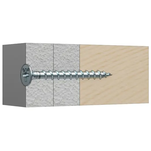 Spit P-Screw W gipsskrue t/træ på bånd 3,9 mm TH PH2 elforzinket 1000 stk