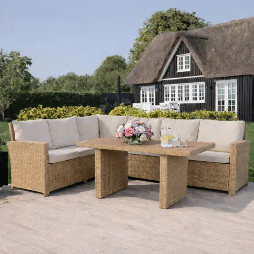 Lyngvig sofasæt m. bord natur