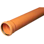 Kaczmarek PVC-U SN8 afløbsrør 110 x 2000 mm