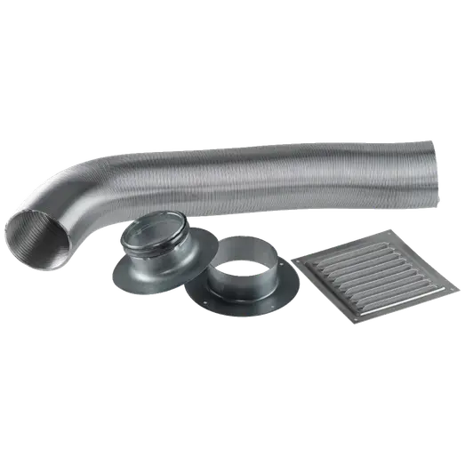 Varde slangesæt til ekstern luft blank, 80 mm