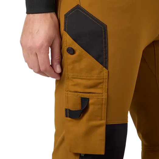 HH Workwear Oxford 4X HH Connect™ arbejdsbukser brun/sort