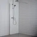 Milobad brusevæg 70x190 cm med klar glas
