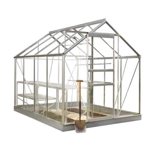 Halls Popular 86 drivhus 5,0 m² m/3 mm delt glas