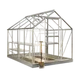 Halls Popular 86 drivhus 5,0 m² m/3 mm delt glas