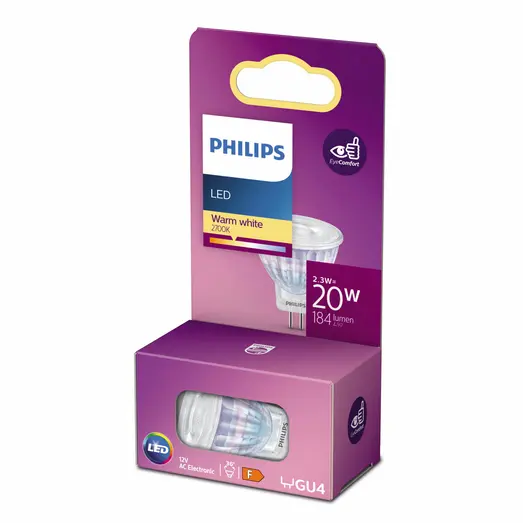 Philips Stift LED pære GU4 20W 1 pack