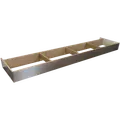Multi-Living sokkelsæt alu 240 cm m/2 endesokler
