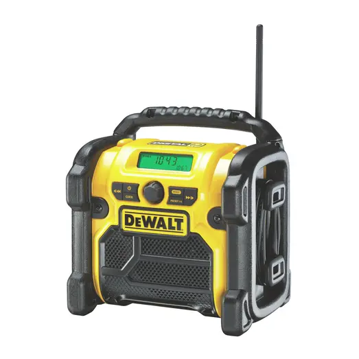 DeWALT  DCR020 kompakt multivolt DAB, FM/AM-radio