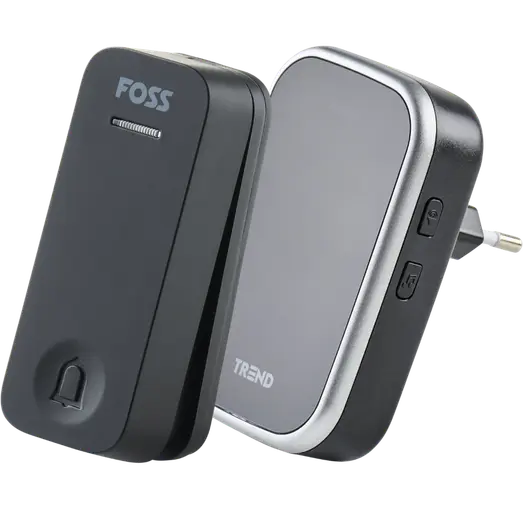 TREND NOVUS BLUU1  plugin dørklokke sort