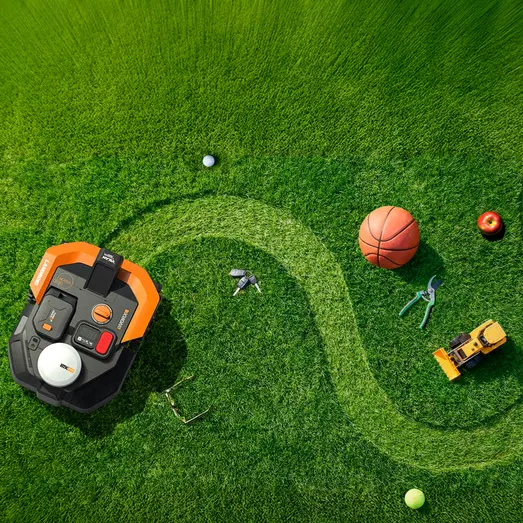 Worx WR305E Vision Cloud robotplæneklipper AI RTK 500 m²
