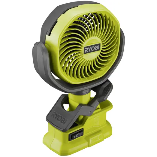 Ryobi RCF18-0 18V ONE+ ventilator m/klemme solo