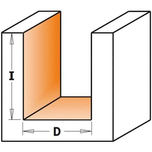 CMT HM Ø10x20/48 mm K8 notfræsejern
