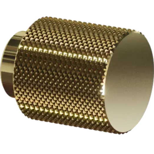 Scanbad Pixel knopgreb 2,6 cm børstet messing