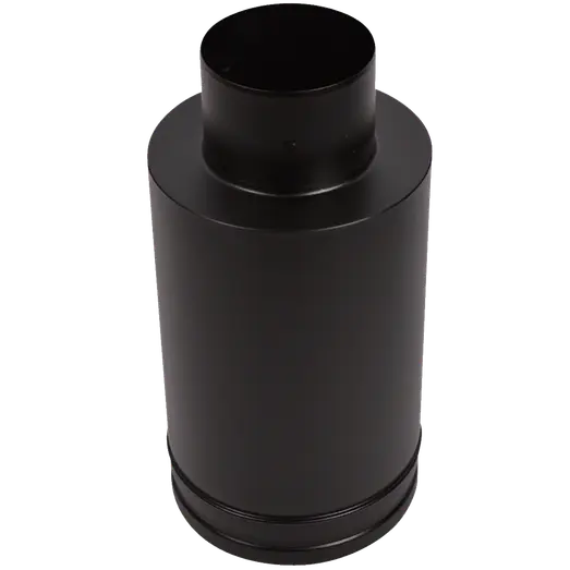 Varde skorsten sektion med start 40 cm. sort Ø25 cm.