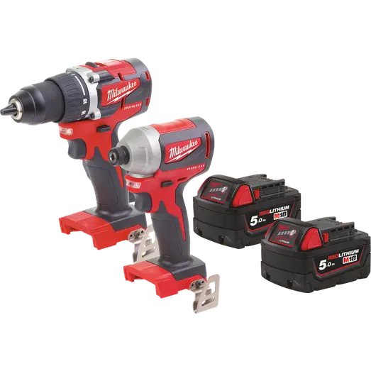 Milwaukee M18CBLDD og M18CLID bore/skruemaskine og slagboremaskine