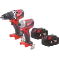 Milwaukee M18CBLDD og M18CLID bore/skruemaskine og slagskruemaskine