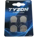 Tyzon CR2032 lithiumbatterier 4 stk