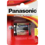 Panasonic fotolithium 2CR5 batteri