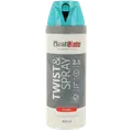 Plasti-Kote twist spraymaling 400 ml blank tyrkis blå