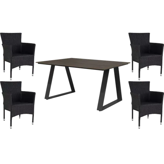 Girona havemøbelsæt Guldborg stole