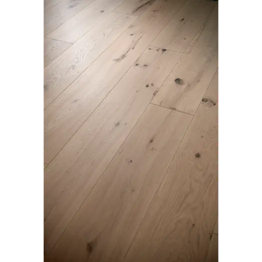 Wallmann Herregårdsplank parketgulv i eg, børstet invisible matlak