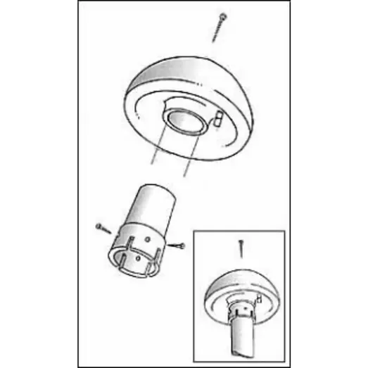 DanoMast plasttopbeslag