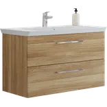 Scanbad vaskeskab m/marbelle vask 100cm varm eg