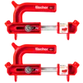 Fischer hiddenfast fixtainer med 2 guides inkl. bits