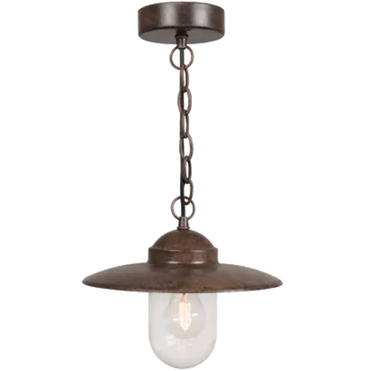 Nordlux Luxembourg udendørs pendel E27 galv. stål m/rustlook