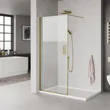 Mikelo brusevæg 90x200 cm med messing ramme