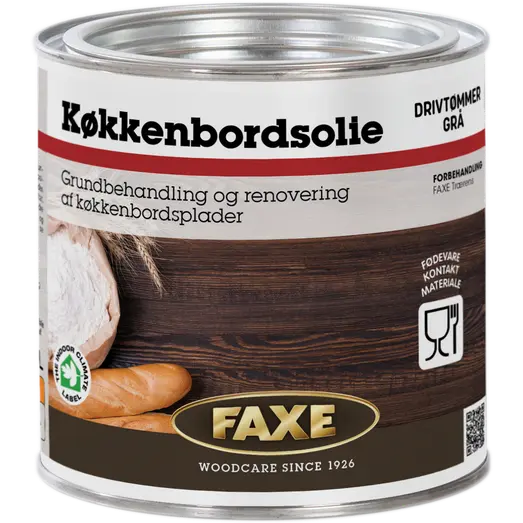 Faxe køkkenbordsolie drivtømmer