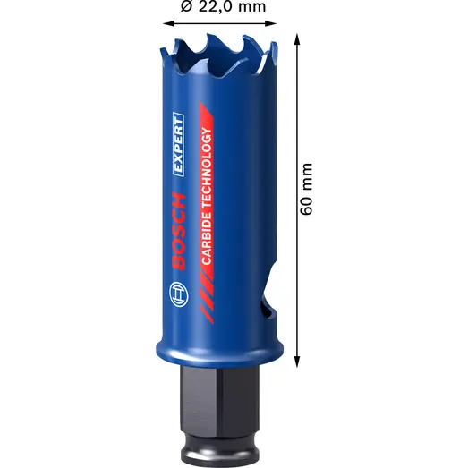 Bosch EXPERT Multi Material Power Change Plus hulsav, 22x60 mm