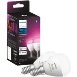 Philips Hue krone pære E14 4,3W hvid/farve ambiente 2 pak