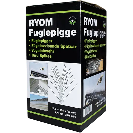 Fuglepigge Ryom 25 cm, 10 stk.