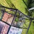 Halls ICON 8 9,7 m² sort m/3 mm delt glas og fundament